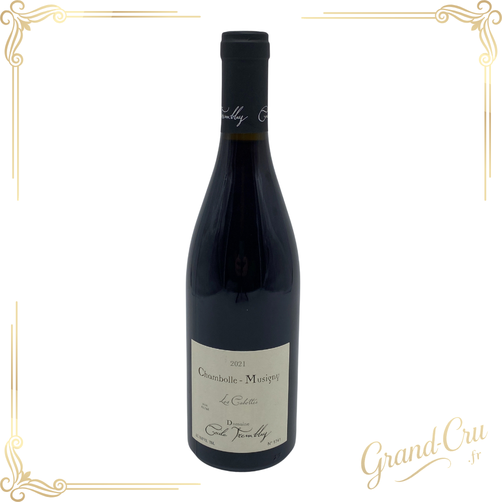 Bouteille de CHAMBOLLE MUSIGNY LES CABOTTES DOMAINE CECILE TREMBLAY 2021