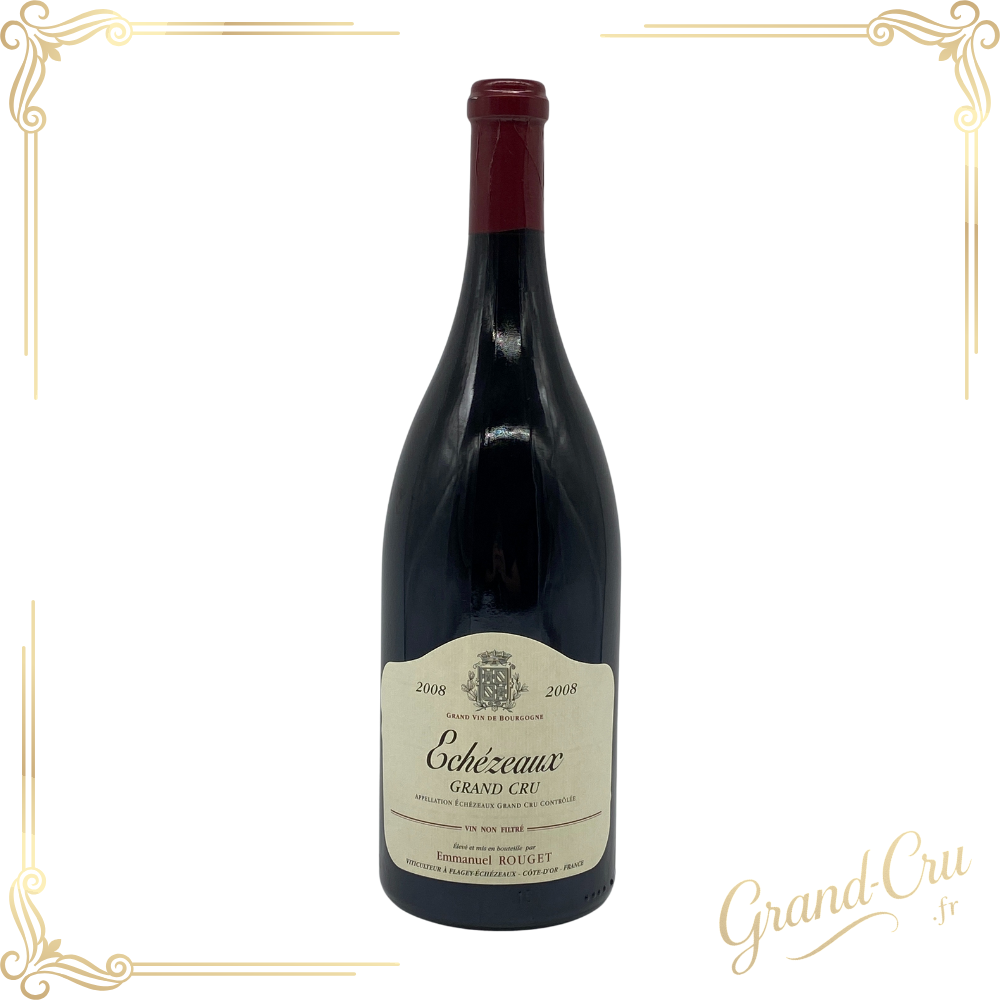 Échezeaux Grand Cru 2008 – Domaine Emmanuel Rouget, Magnum rare de Bourgogne, vin prestigieux alliant élégance, profondeur et complexité aromatique
