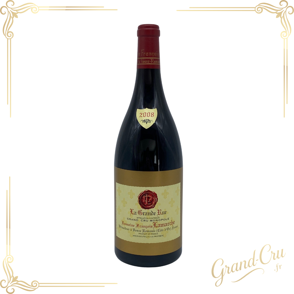 "Magnum de La Grande Rue 2008, Grand Cru rare de Vosne-Romanée signé François Lamarche"