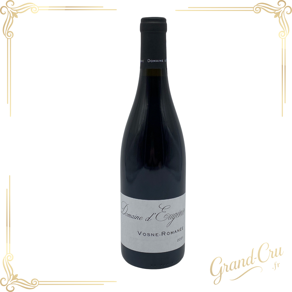 Bouteille de Vosne-Romanée 2021, vin rouge raffiné du Domaine d’Eugénie en Côte de Nuits