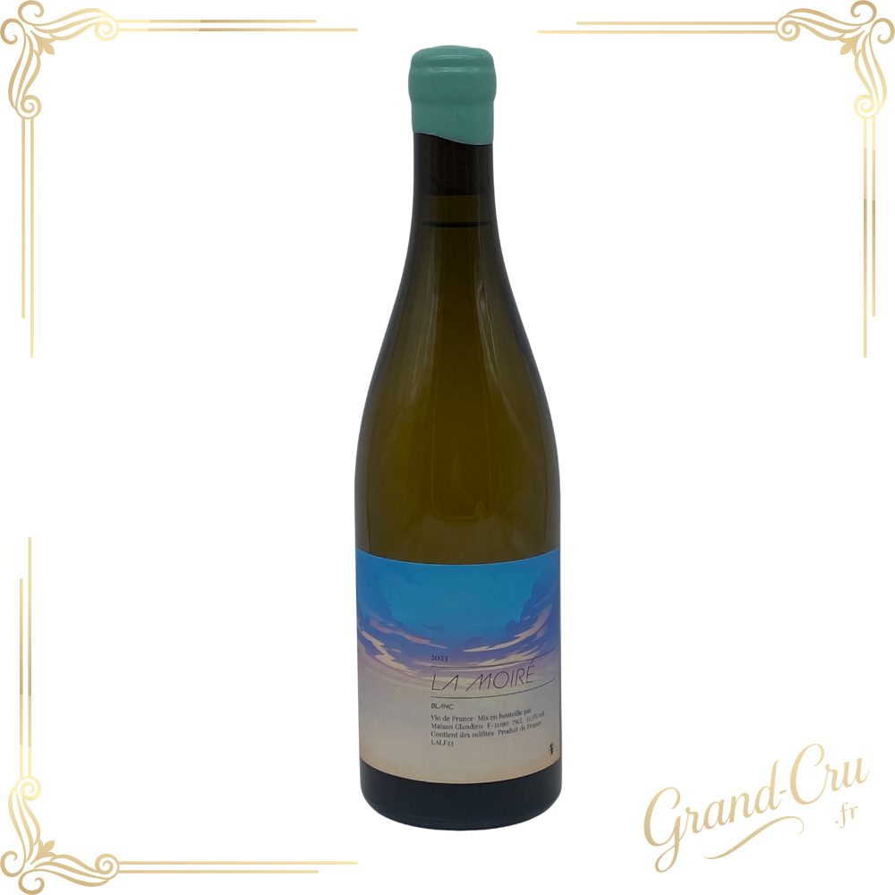 Bouteille de La Moiré 2023, signé Maison Glandien, un vin frais, vibrant et artisanal