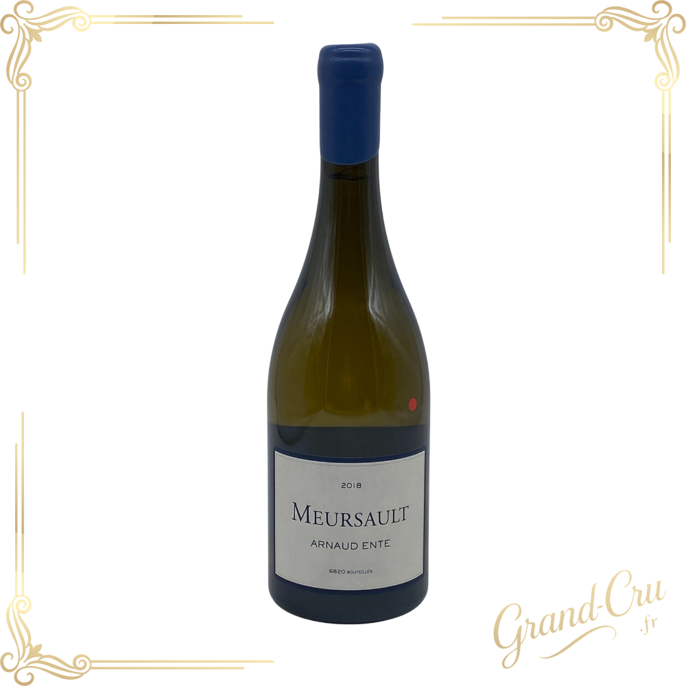 Bouteille de Meursault 2018, grand vin blanc précis et minéral du Domaine Arnaud Ente en Bourgogne