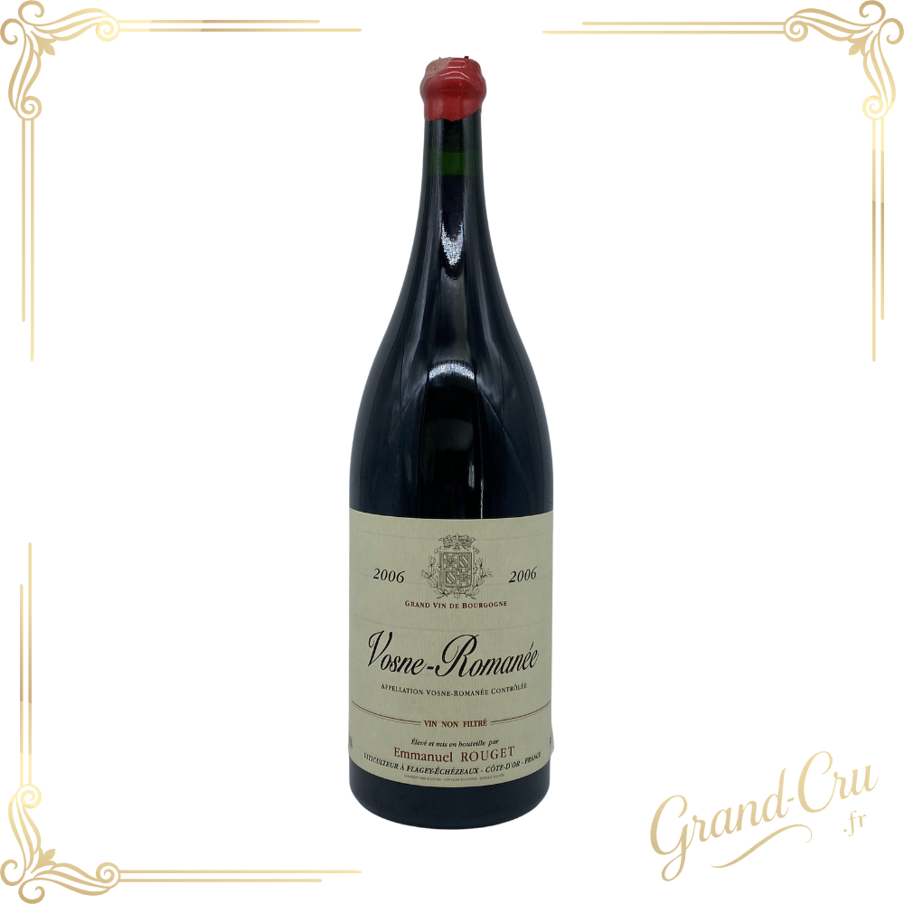 Jéroboam de Vosne-Romanée 2006, vin rouge élégant et rare du Domaine Emmanuel Rouget en Côte de Nuits