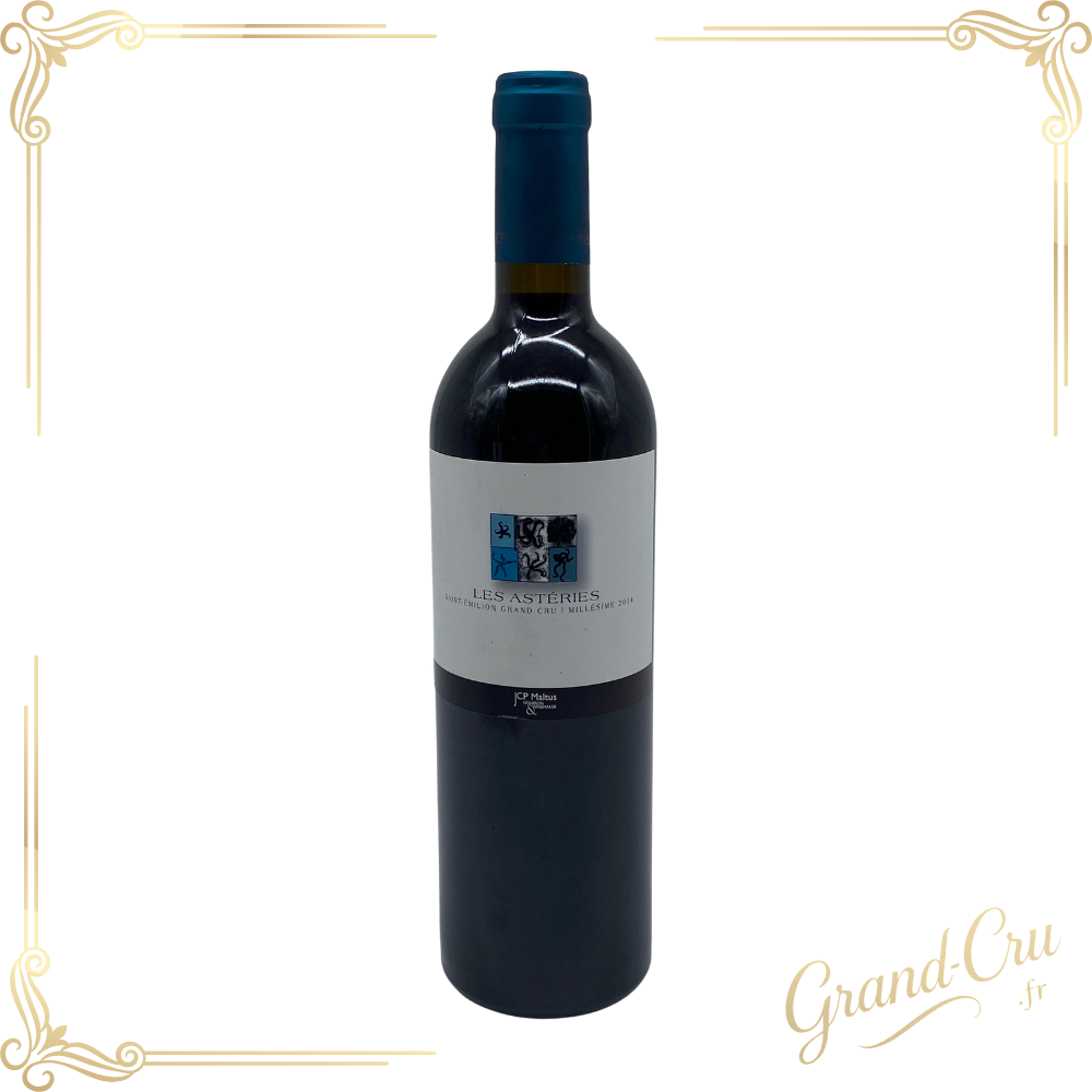 Les Astéries Château Teyssier 2014 – Saint‑Émilion Grand Cru, Bordeaux rouge rare et élégant, millésime de prestige issu d’un terroir calcaire