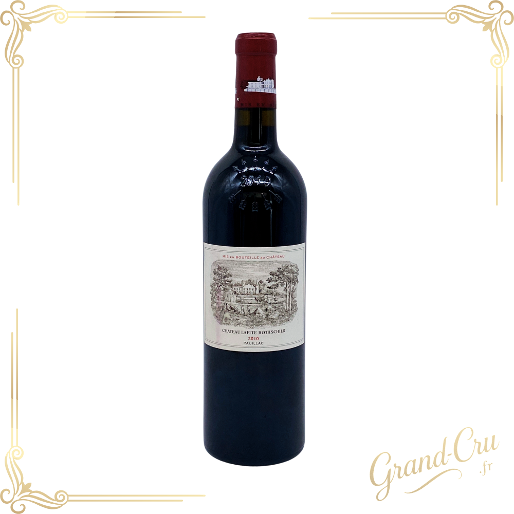 Château Lafite Rothschild 2010, grand cru de Pauillac au style élégant, robe profonde et expression raffinée du Cabernet Sauvignon sur le site www.grand-cru.fr